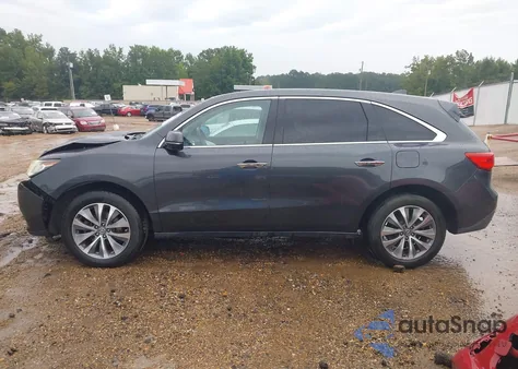 2014 Acura Mdx Technology Package from USA, damaged, VIN 5FRYD4H48EB045328